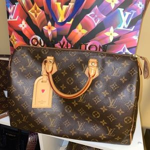 Authentic Speedy 35 Monogram